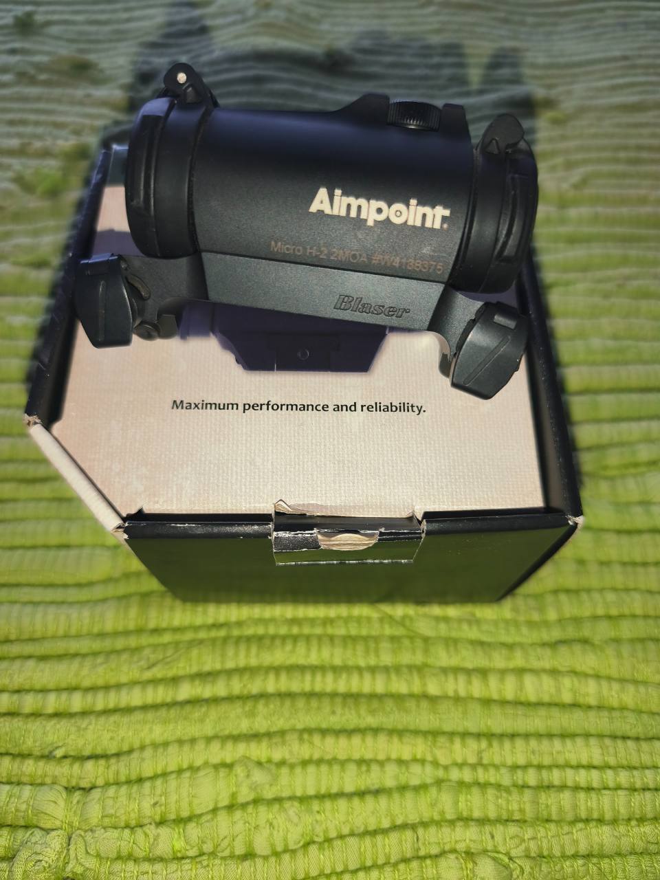 Aimpoint Micro h2 sa blaser montažom