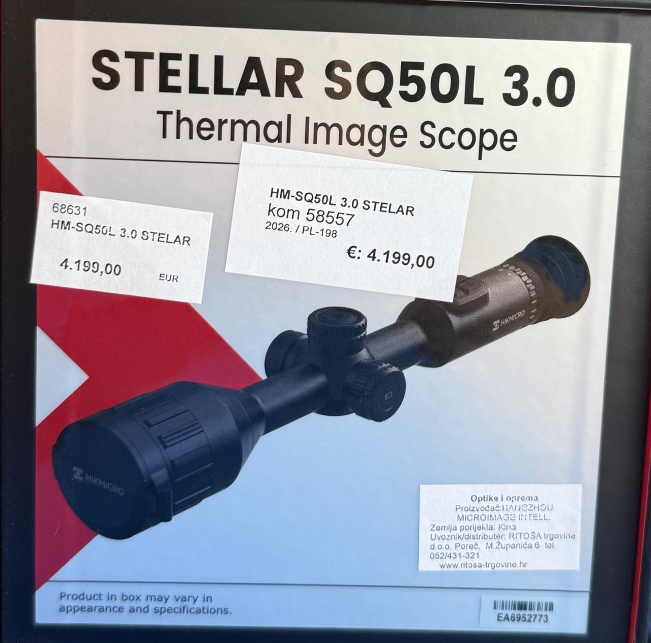 Hikmicro Stellar 3.0 SQ50L