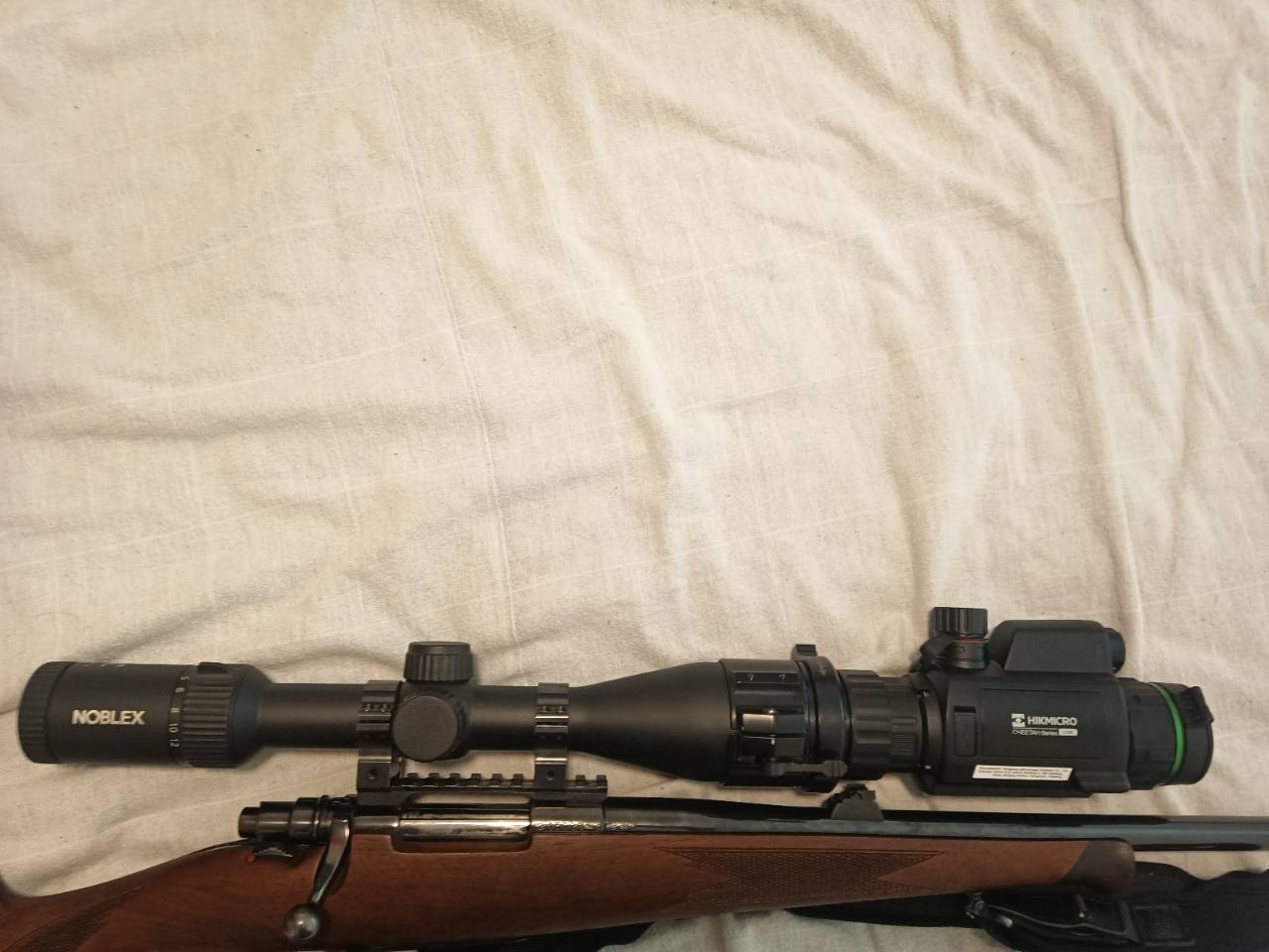 Noblex Inception NZ6 2-12×50 + Hikmicro CHEETAH C32F