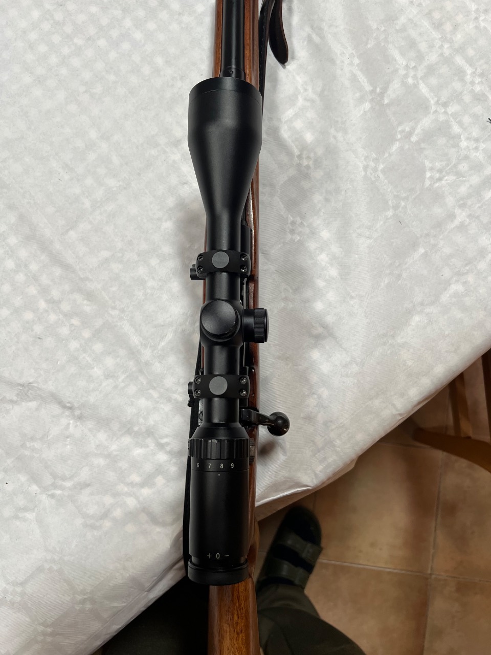 Karabin CZ LK 48 pikantini šina, nosači, optika