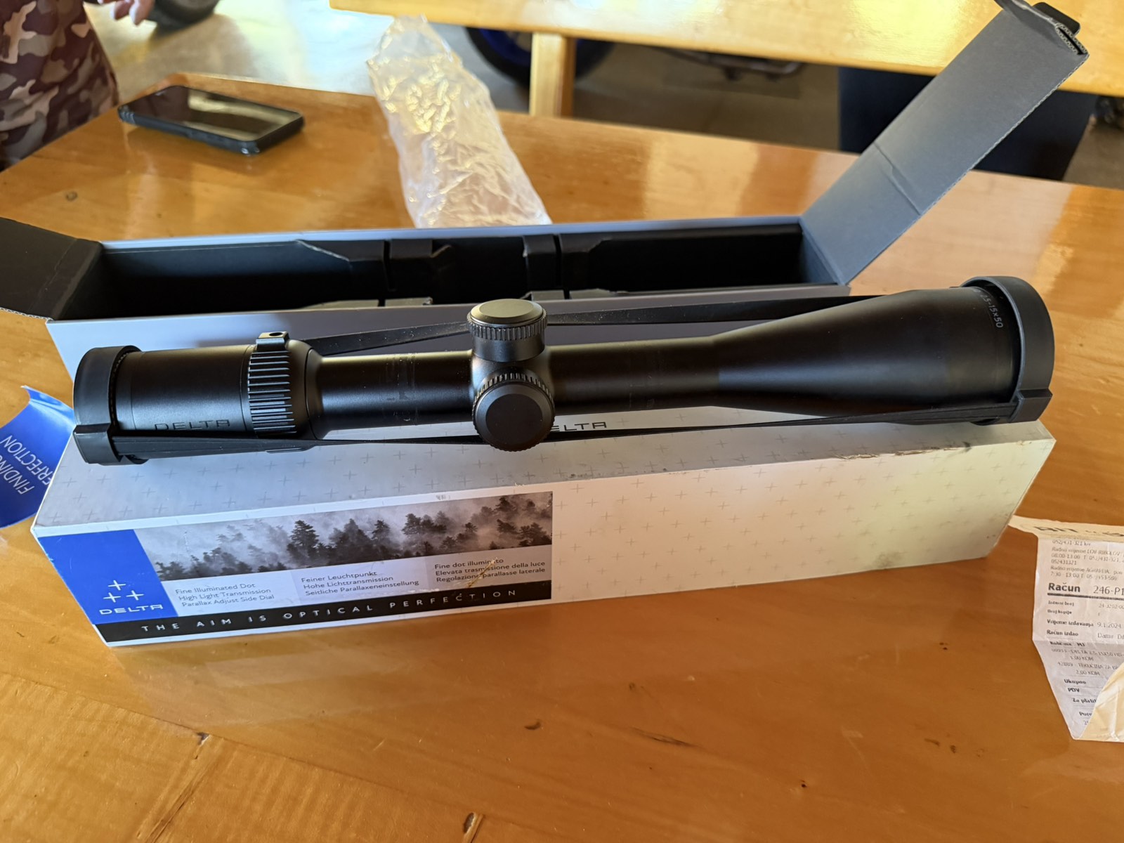 Delta titanium 2.5-15×50