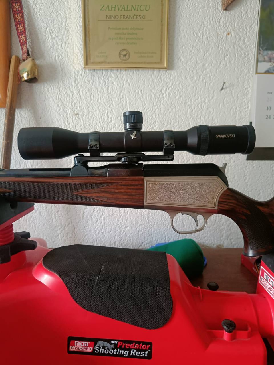 Karabin Blaser SR850 338win.mag. Swarovski Habicht 1,5-6×42