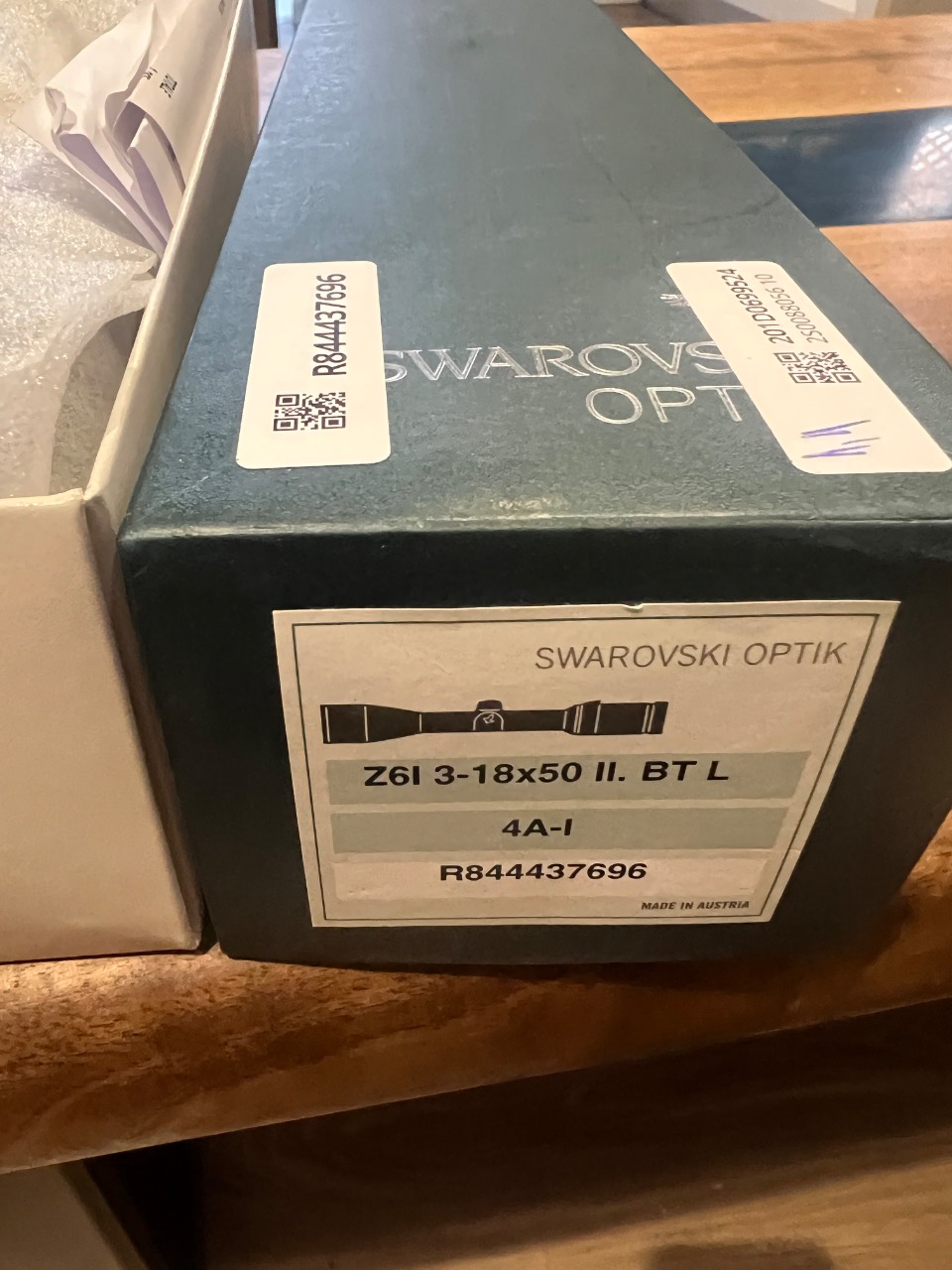 Swarovski z6i 3-18×50 gen 2. BT L