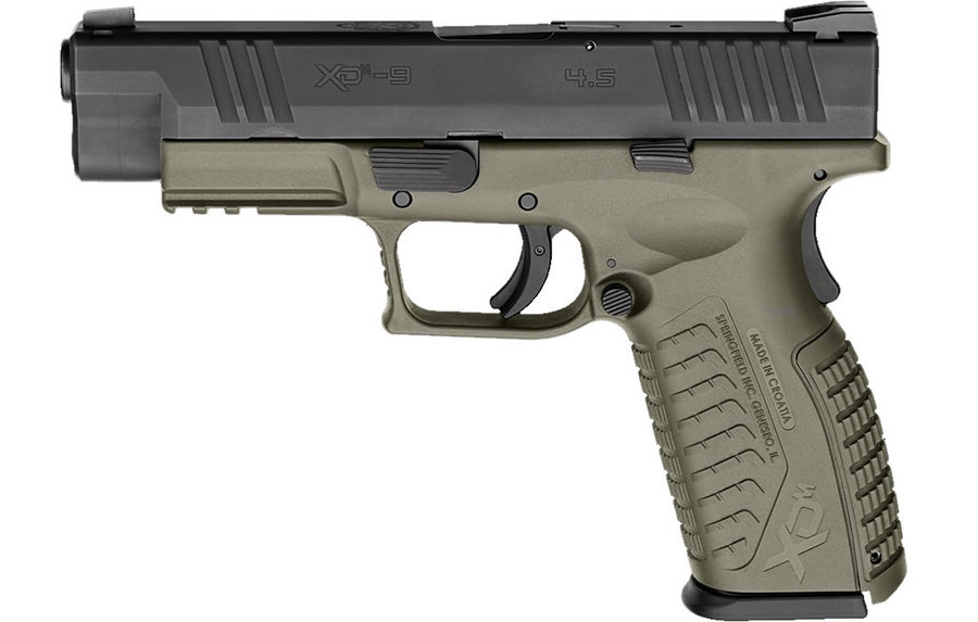 HS XDM 9mm 4.5″ green