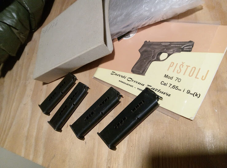 Spremnik za pištolj CZ M 70 kalibar 7,65