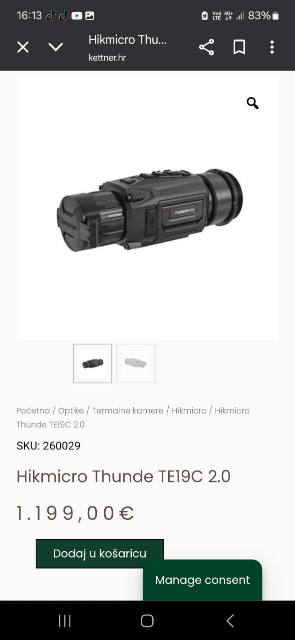 Hikmicro thunder TE19c 2.0