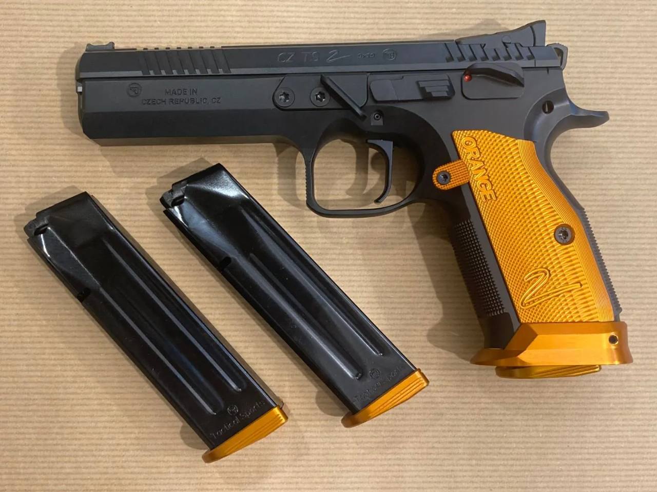 Pištolj CZ 75 Taktička sportska narančasta, kalibra 9x19mm