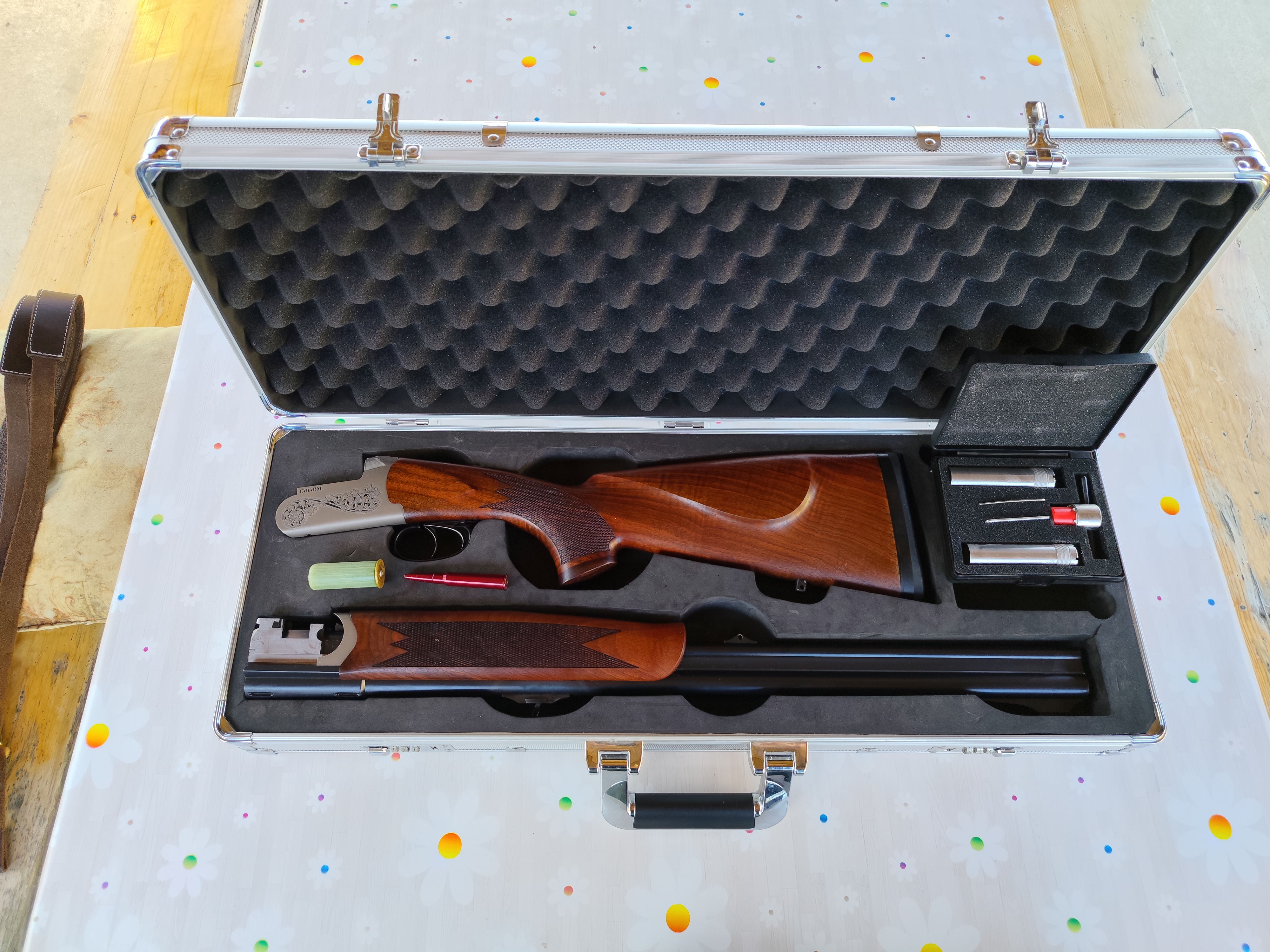 Prodajem pušku sa kombiniranim cijevima marke Fabarm Dual Al, kalibar 8×57 JRS, 12/76