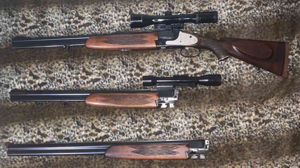 Češka Zbrojovka CZ BRNO SUPER,3 para cijevi,2 optike